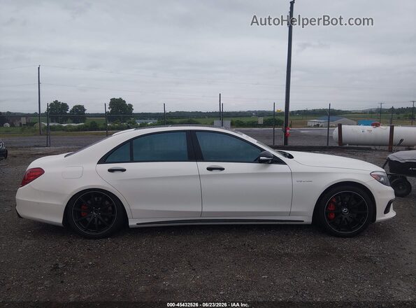 WDDUG7JB3HA325792 2017 MERCEDES-BENZ AMG S 63 White Widok wnętrza z tyłu