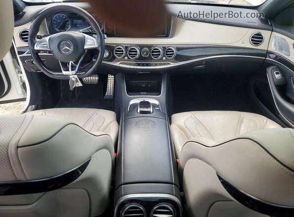 WDDUG7JB9HA308172 2017 MERCEDES-BENZ S White Vista del salpicadero