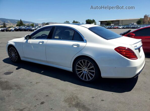 WDDUG8CB2GA229315 2016 MERCEDES-BENZ S Белый Задняя левая четверть
