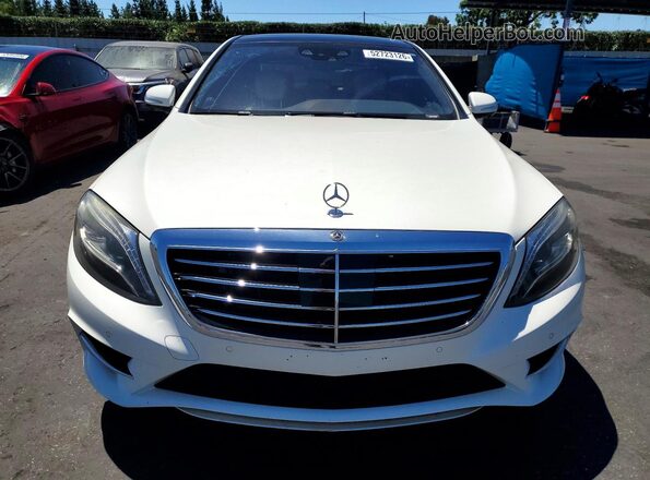 WDDUG8CB2GA229315 2016 MERCEDES-BENZ S Белый Вид спереди