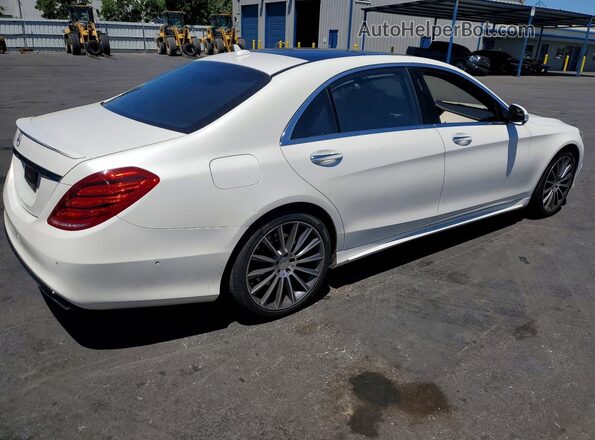 WDDUG8CB2GA229315 2016 MERCEDES-BENZ S Белый Задняя правая четверть