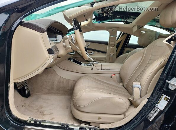 WDDUG8CB2HA312776 2017 MERCEDES-BENZ S Green Front interior view