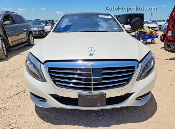 WDDUG8CB4GA228523 2016 MERCEDES-BENZ S Белый Вид спереди