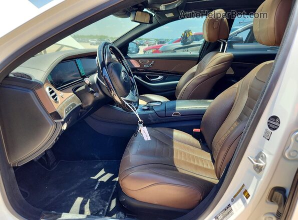 WDDUG8CB4GA228523 2016 MERCEDES-BENZ S Белый Вид салона спереди