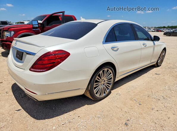 WDDUG8CB4GA228523 2016 MERCEDES-BENZ S Белый Задняя правая четверть