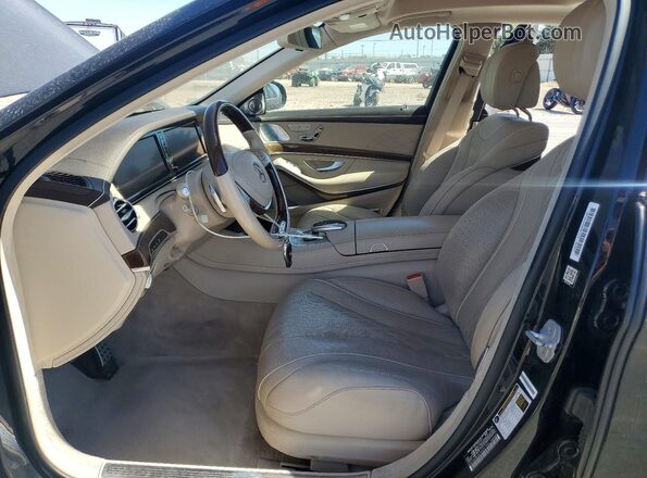 WDDUG8CB7GA267946 2016 MERCEDES-BENZ S Black Front interior view