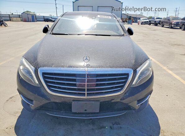 WDDUG8CB7GA267946 2016 MERCEDES-BENZ S Black Front view