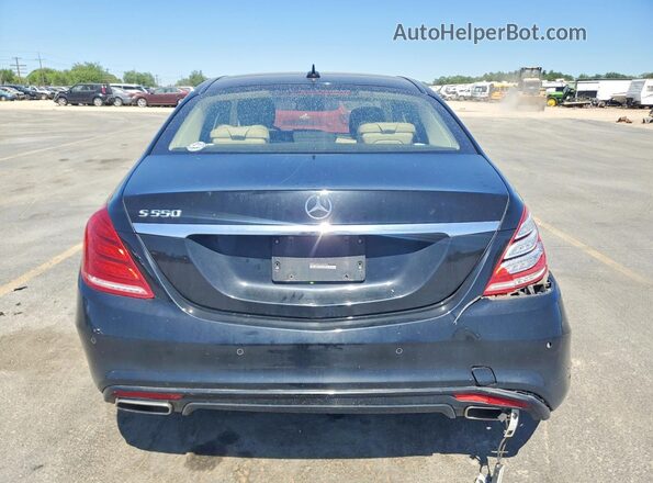 WDDUG8CB7GA267946 2016 MERCEDES-BENZ S Black Rear view