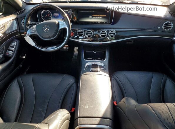 WDDUG8CB7HA316600 2017 MERCEDES-BENZ S Черный Вид панели приборов