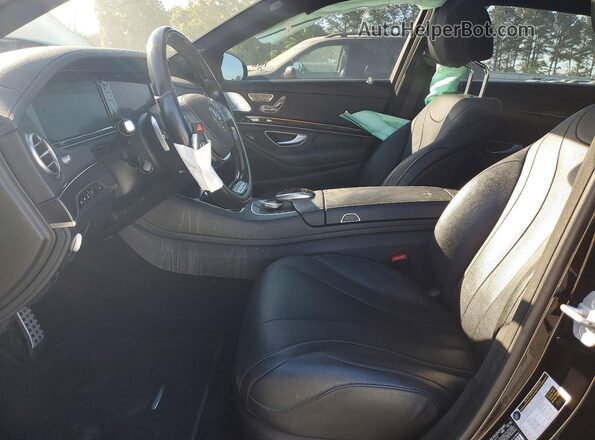 WDDUG8CB7HA316600 2017 MERCEDES-BENZ S Черный Вид салона спереди