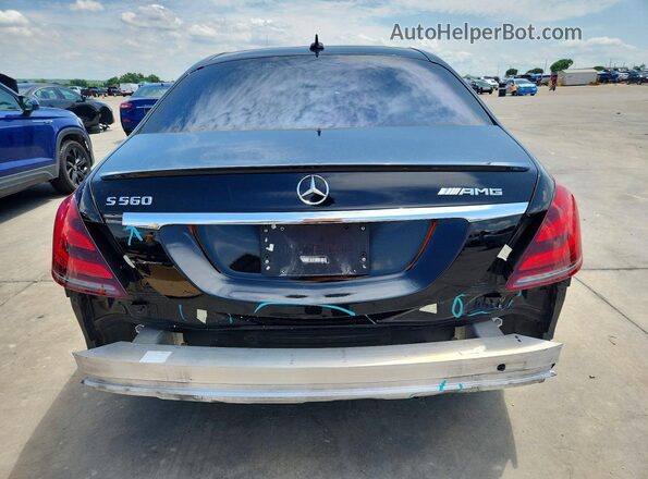 WDDUG8DB0KA425955 2019 MERCEDES-BENZ S Black Rear view