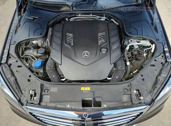 WDDUG8DB0KA425955 2019 MERCEDES-BENZ S Black Rear interior view