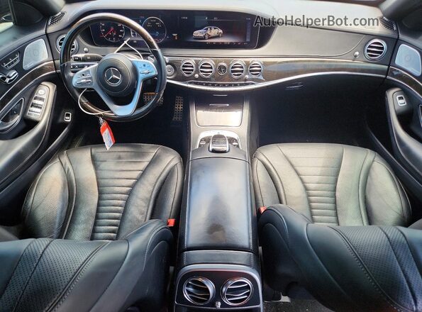 WDDUG8DB0KA425955 2019 MERCEDES-BENZ S Black Dashboard view