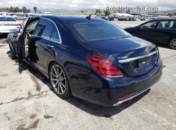 WDDUG8DB0LA502440 2020 MERCEDES-BENZ S Синий Задняя левая четверть