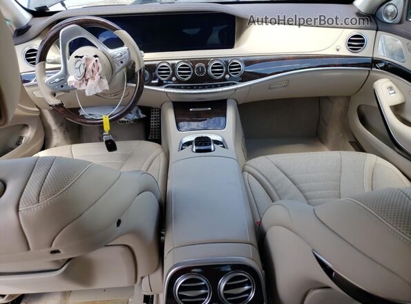 WDDUG8DB0LA502440 2020 MERCEDES-BENZ S Синий Вид панели приборов
