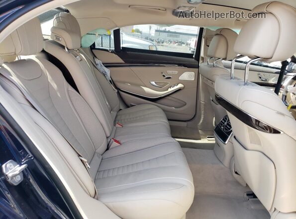 WDDUG8DB0LA502440 2020 MERCEDES-BENZ S Синий Вид задних сидений
