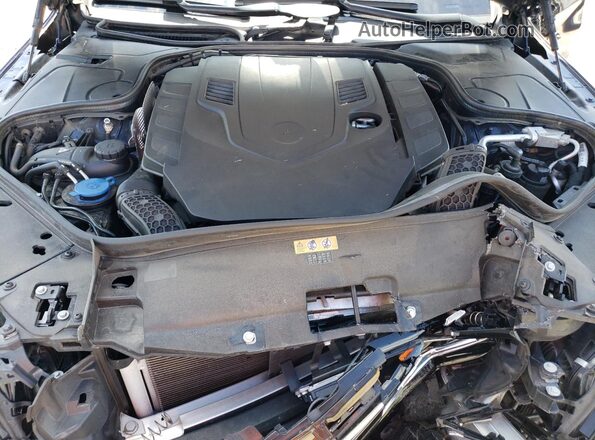 WDDUG8DB0LA502440 2020 MERCEDES-BENZ S Синий Вид задней части салона
