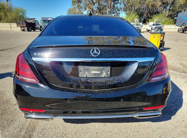 WDDUG8DB4JA405173 2018 MERCEDES-BENZ S Black უკანა ხედი