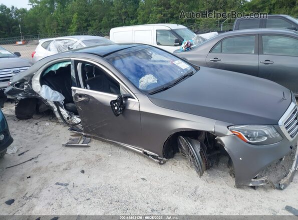 WDDUG8DB4KA424596 2019 MERCEDES-BENZ S-CLASS Gray წინა ხედი