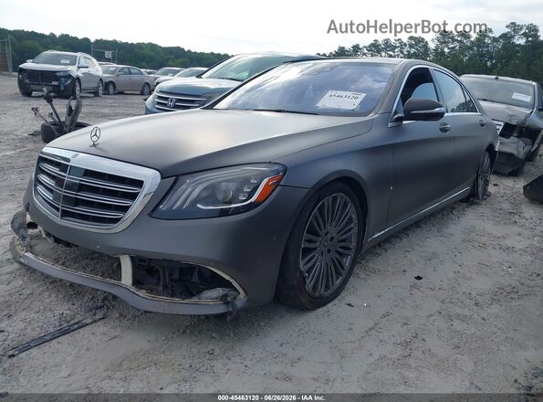 WDDUG8DB4KA424596 2019 MERCEDES-BENZ S-CLASS Gray წინა მარცხენა ხედი სამი მეოთხედიდან