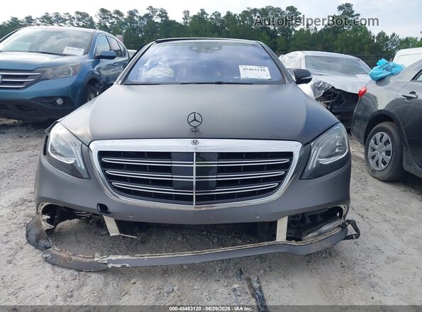 WDDUG8DB4KA424596 2019 MERCEDES-BENZ S-CLASS Gray უკანა სალონის ხედი