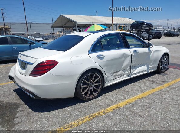 WDDUG8DB4KA438272 2019 MERCEDES-BENZ S-CLASS White Trasero derecho