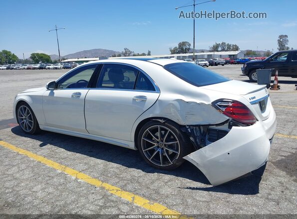 WDDUG8DB4KA438272 2019 MERCEDES-BENZ S-CLASS White Trasero izquierdo