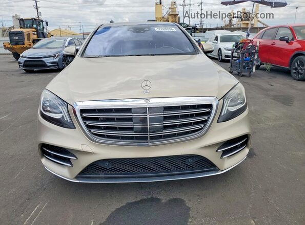 WDDUG8DB8KA488138 2019 MERCEDES-BENZ S Tan Vista frontal