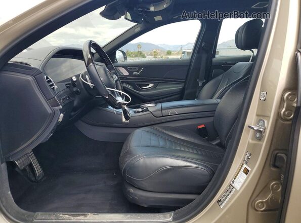 WDDUG8DB8KA488138 2019 MERCEDES-BENZ S Tan Vista interior delantera