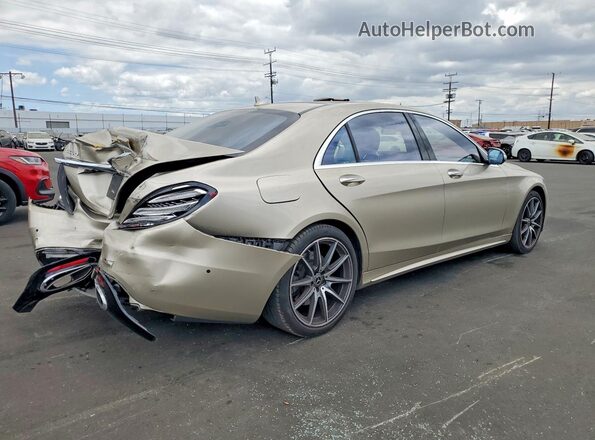 WDDUG8DB8KA488138 2019 MERCEDES-BENZ S Tan Trasero derecho