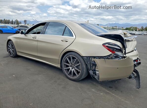 WDDUG8DB8KA488138 2019 MERCEDES-BENZ S Tan Trasero izquierdo