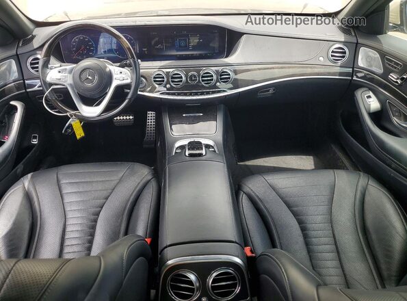 WDDUG8DB8KA488138 2019 MERCEDES-BENZ S Tan Vista del salpicadero