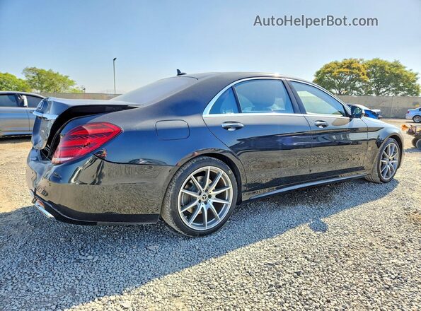 WDDUG8DBXJA401015 2018 MERCEDES-BENZ S Charcoal უკანა მარჯვენა