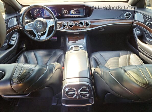 WDDUG8DBXJA401015 2018 MERCEDES-BENZ S Charcoal წინა პანელის ხედი
