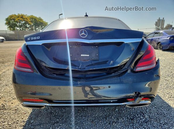 WDDUG8DBXJA401015 2018 MERCEDES-BENZ S Charcoal უკანა ხედი