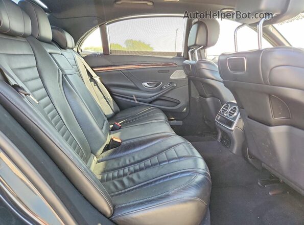 WDDUG8DBXJA401015 2018 MERCEDES-BENZ S Charcoal უკანა სავარძლების ხედი