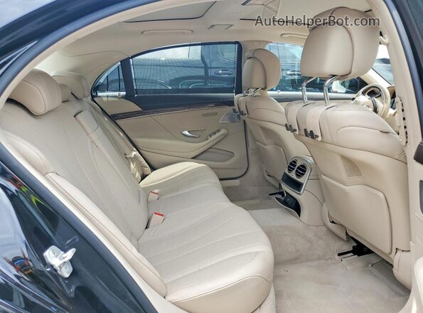 WDDUG8FB1GA215692 2016 MERCEDES-BENZ S Черный Вид задних сидений