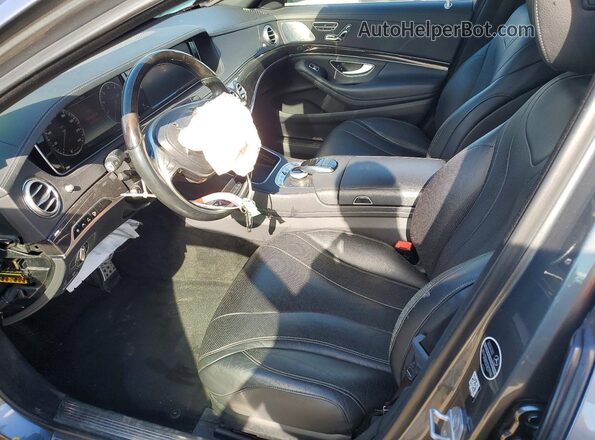 WDDUG8FB4GA256687 2016 MERCEDES-BENZ S Charcoal Սալոնի դիմացի տեսք