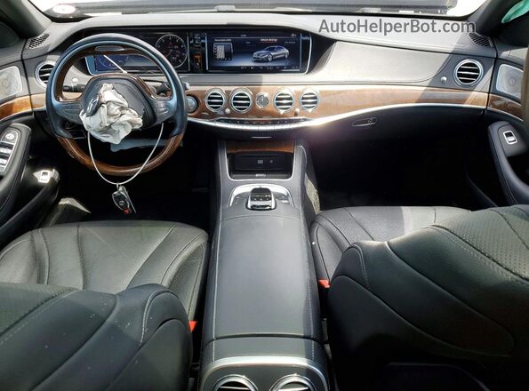 WDDUG8FB6GA236831 2016 MERCEDES-BENZ S Gray Vista del salpicadero