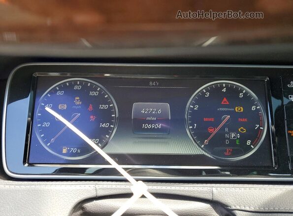 WDDUG8FB6GA236831 2016 MERCEDES-BENZ S Gray Vista del cuadro de instrumentos