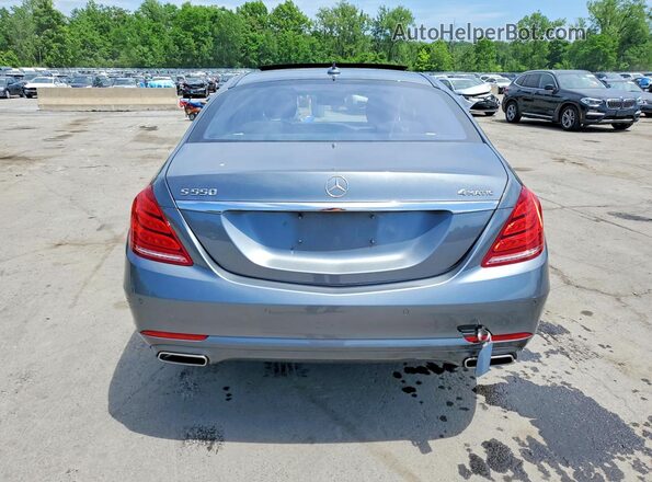 WDDUG8FB6GA236831 2016 MERCEDES-BENZ S Gray Vista trasera
