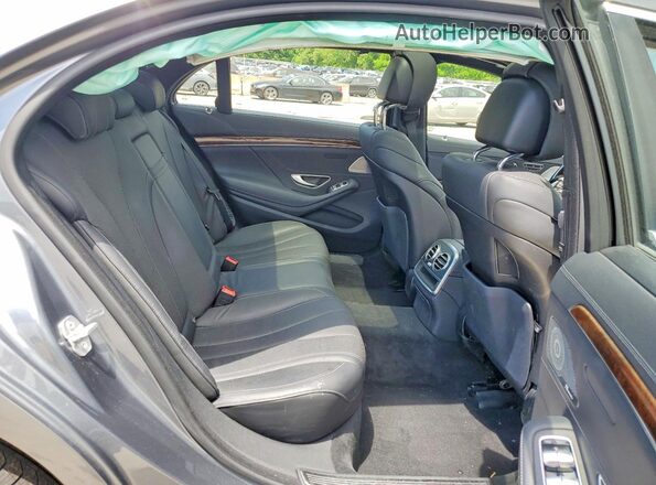 WDDUG8FB6GA236831 2016 MERCEDES-BENZ S Gray Vista de los asientos traseros