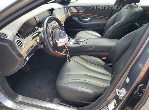 WDDUG8FB6GA236831 2016 MERCEDES-BENZ S Gray Vista interior delantera