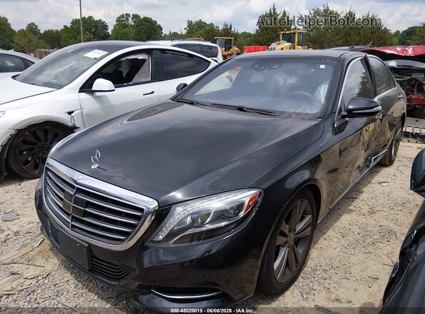 WDDUG8FB6GA253709 2016 MERCEDES-BENZ S-CLASS Черный Передняя левая четверть