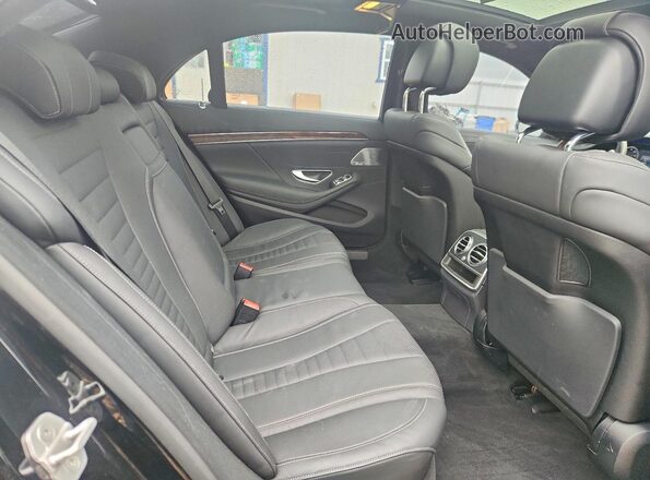 WDDUG8FB7GA212148 2016 MERCEDES-BENZ S Black Rear seats view