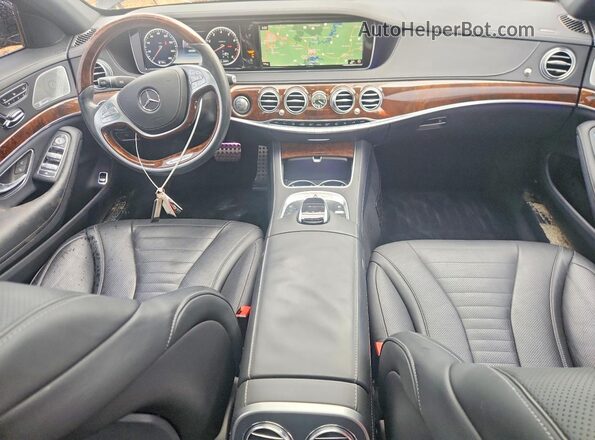 WDDUG8FB7GA212148 2016 MERCEDES-BENZ S Black Dashboard view