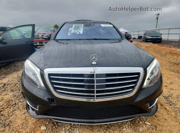 WDDUG8FB7GA212148 2016 MERCEDES-BENZ S Black Front view