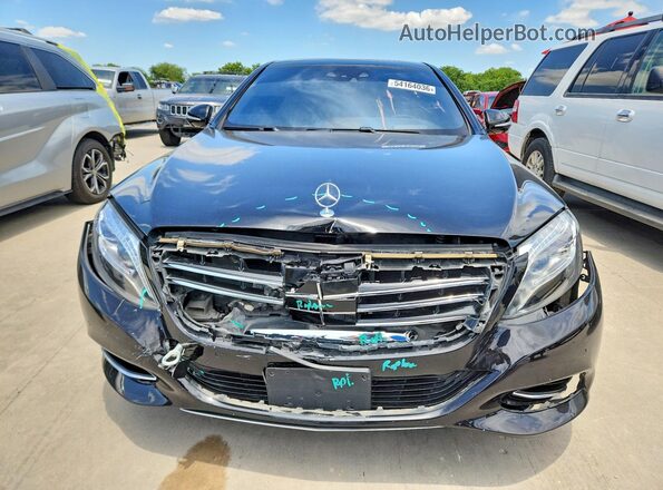 WDDUG8FB7GA223067 2016 MERCEDES-BENZ S Black Widok z przodu