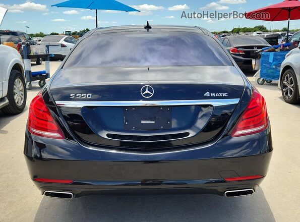 WDDUG8FB7GA223067 2016 MERCEDES-BENZ S Black Widok z tyłu