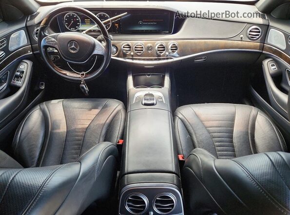 WDDUG8FB7GA223067 2016 MERCEDES-BENZ S Black Widok deski rozdzielczej